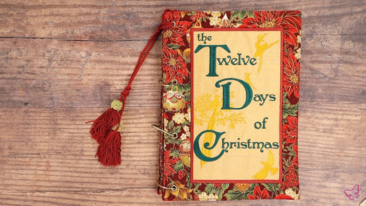 machine embroidery designs 12 days of christmas