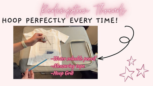 how to hoop a shirt for embroidery