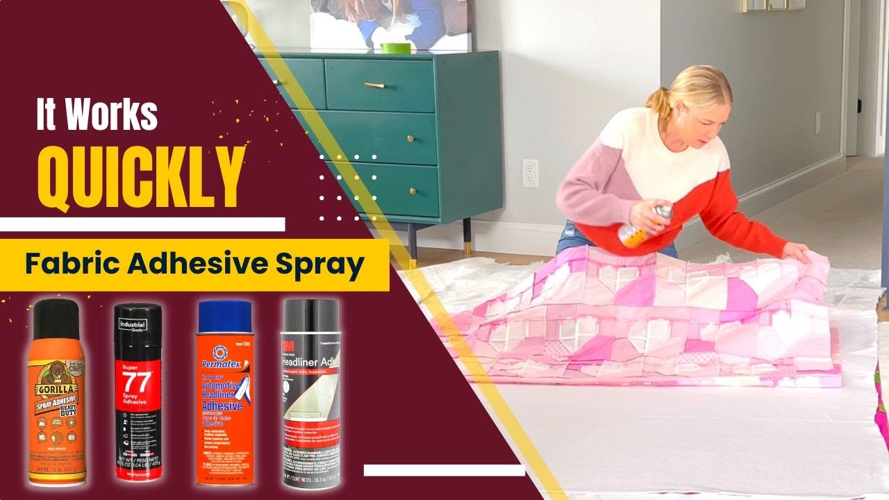 spray fabric adhesive