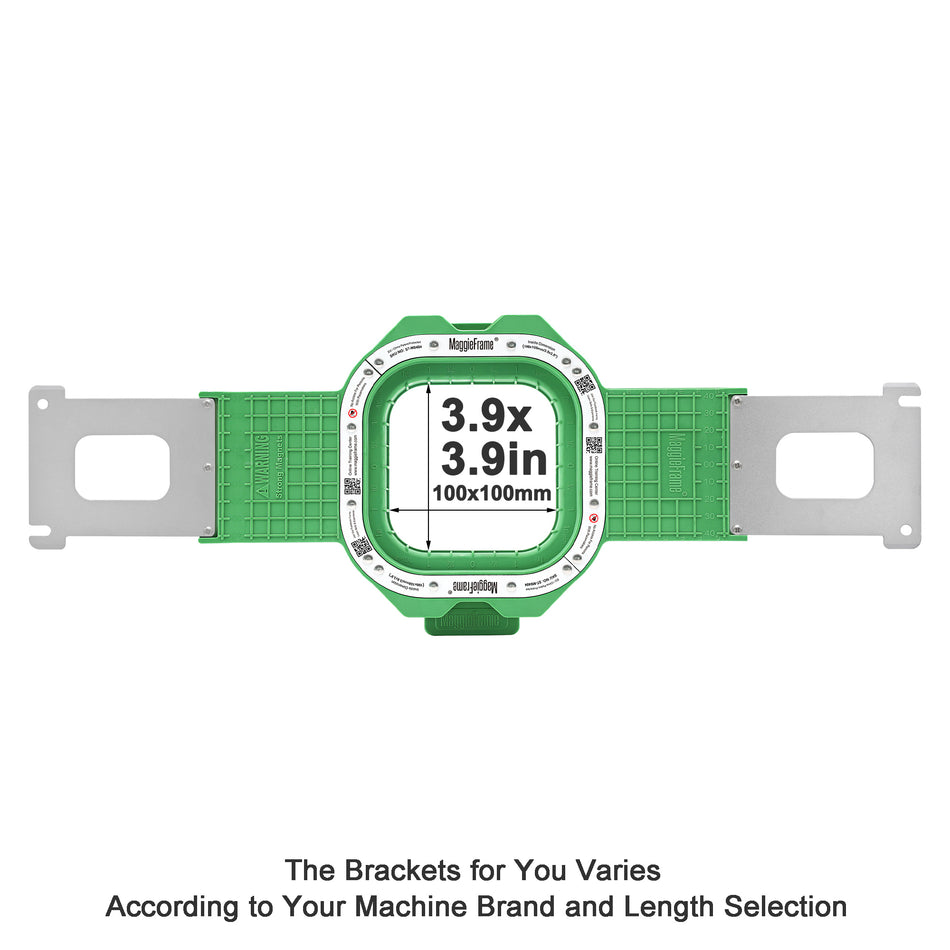 MaggieFrame Magnetic Hoop 100x100mm | 3.9" for Brother PR600 PR1000E PR1000 PR655