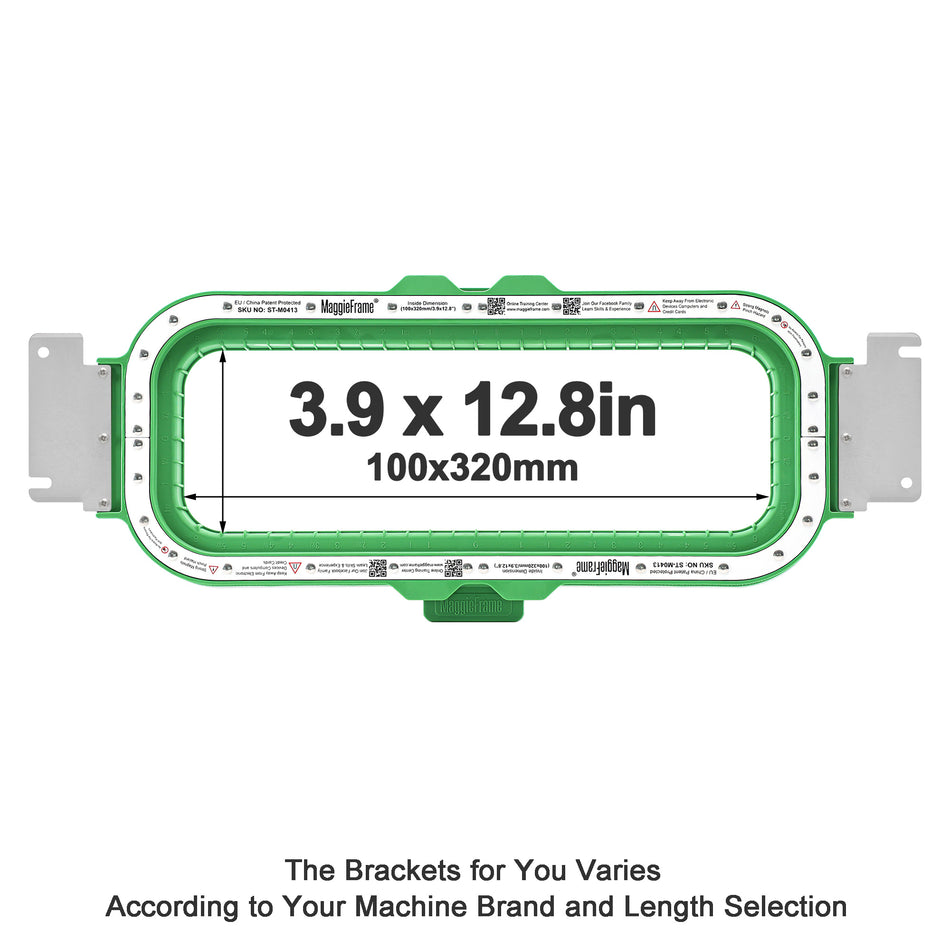 MaggieFrame Magnetic Hoop 100x320mm | 3.9"x12.8" for Baby Lock