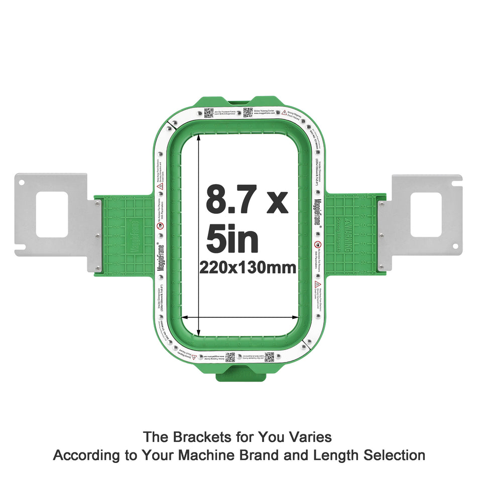 MaggieFrame Magnetic Hoop 220x130mm | 8.7"x5" for Brother PRS100 VR