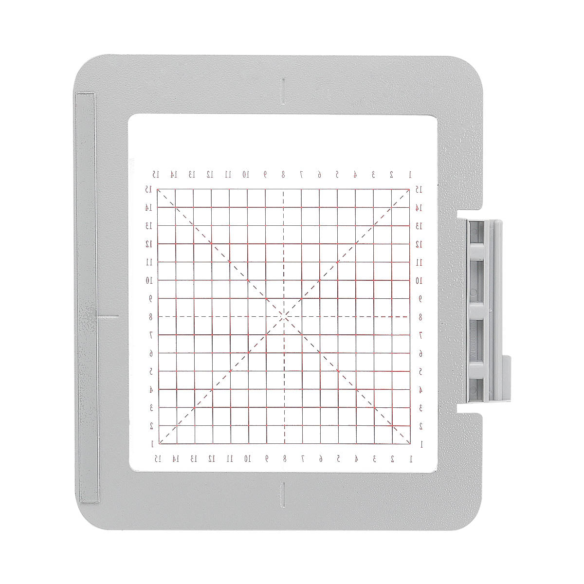 Magnetic Hoop for Husqvarna Viking Designer, Designer JADE, QUIT DESIGNER Ⅱ, Platinum | Metal Magnet Embroidery Machine Sash Frame | 5.9x5.9"