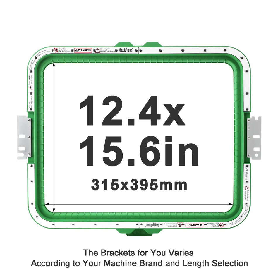 MaggieFrame Magnetic Hoop 315x395mm | 12.4"x15.6" for BAI