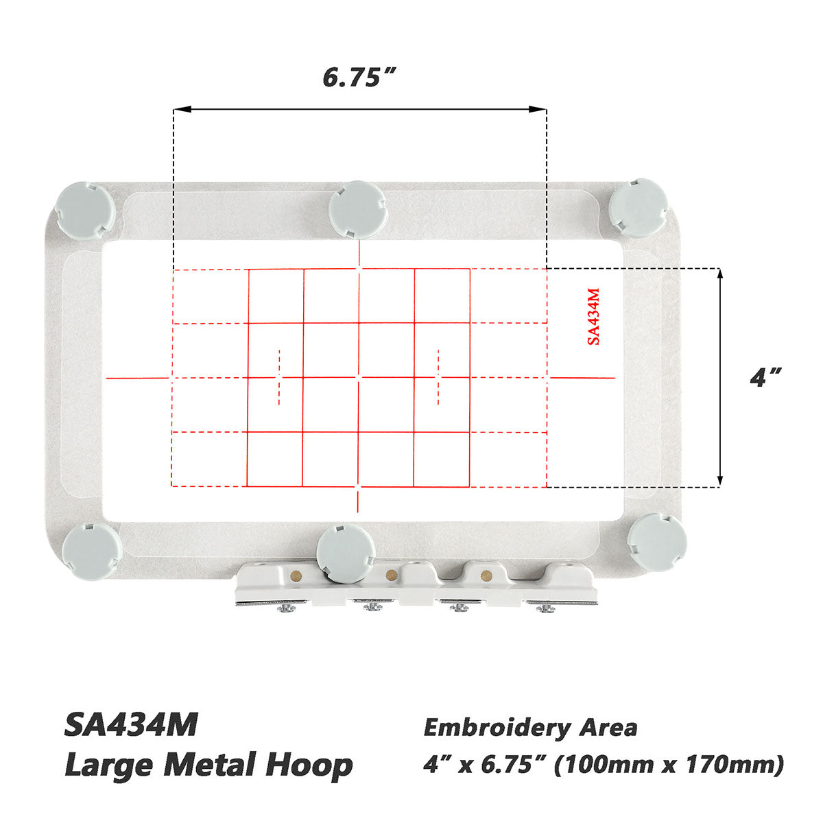Magnetic Hoop Set for Babylock Aurora, Sofia, Sofia 2, Verve | Metal Magnet Embroidery Machine Sash Frames