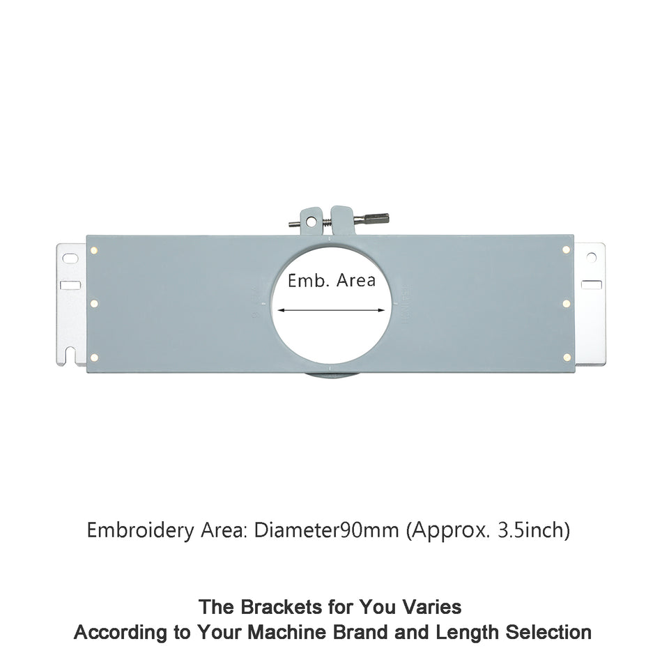 MaggieFrame Tubular Embroidery Hoop 90mm | 3.5" Round for ZSK