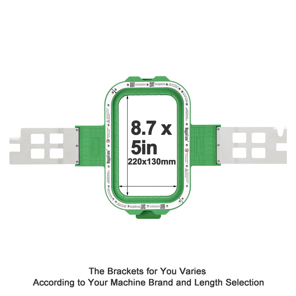 MaggieFrame Magnetic Hoop 220x130mm | 8.7"x5" for Barudan EFP