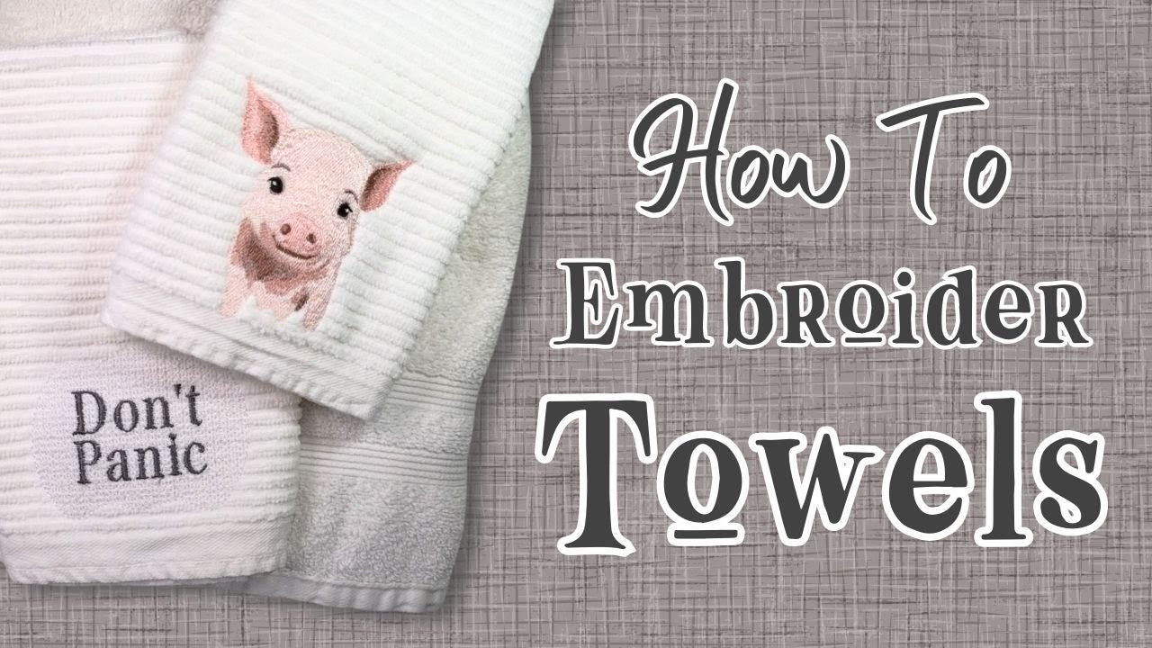 tea towels embroidered