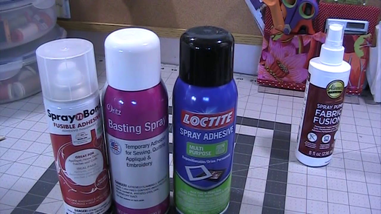 fabric glue spray