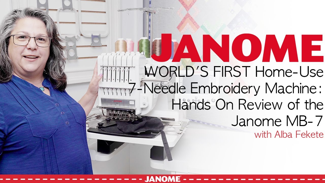 7 needle embroidery machine