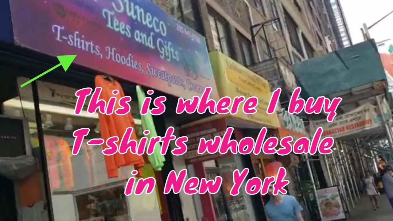 wholesale t shirts in manhattan