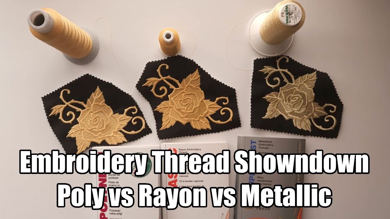 best thread for machine embroidery