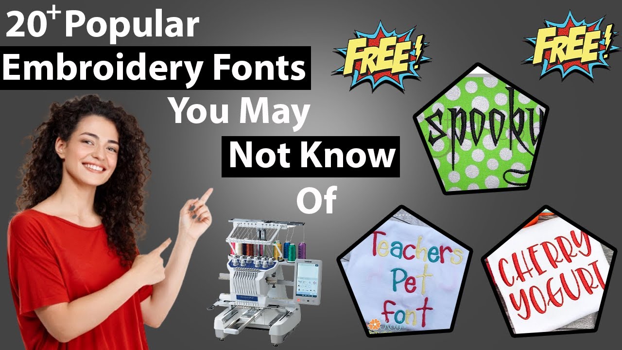 free embroidery fonts for brother