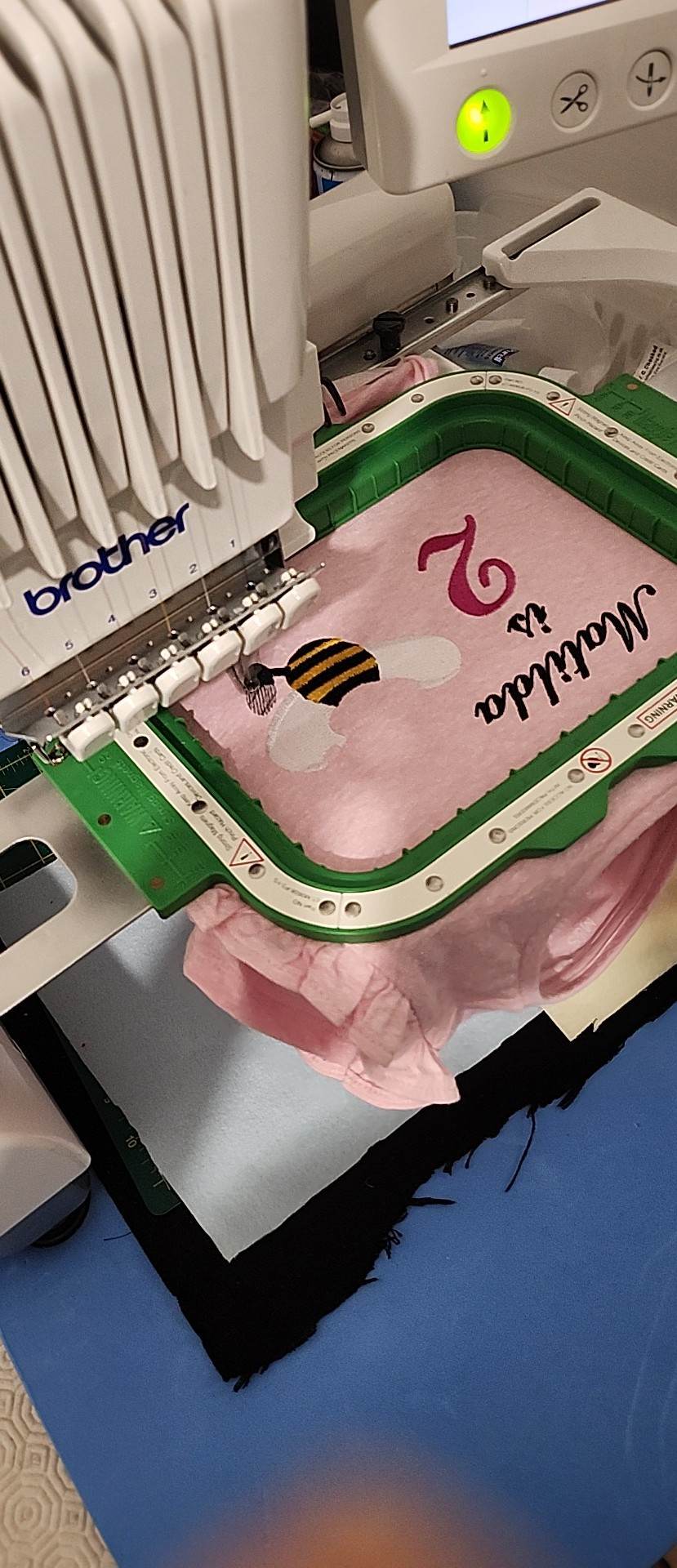 hooping stations for embroidery