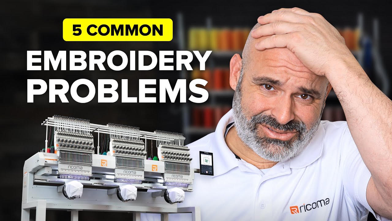 how to use ricoma embroidery machine