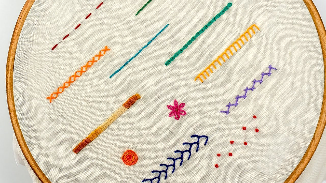 Simple Embroidery Patterns: Free Designs and Stitches for Beginners