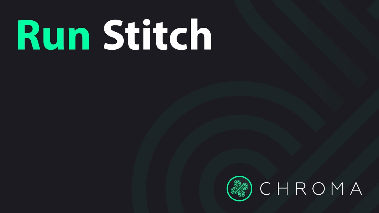 how to add a straight stitch on luxe embroidery software