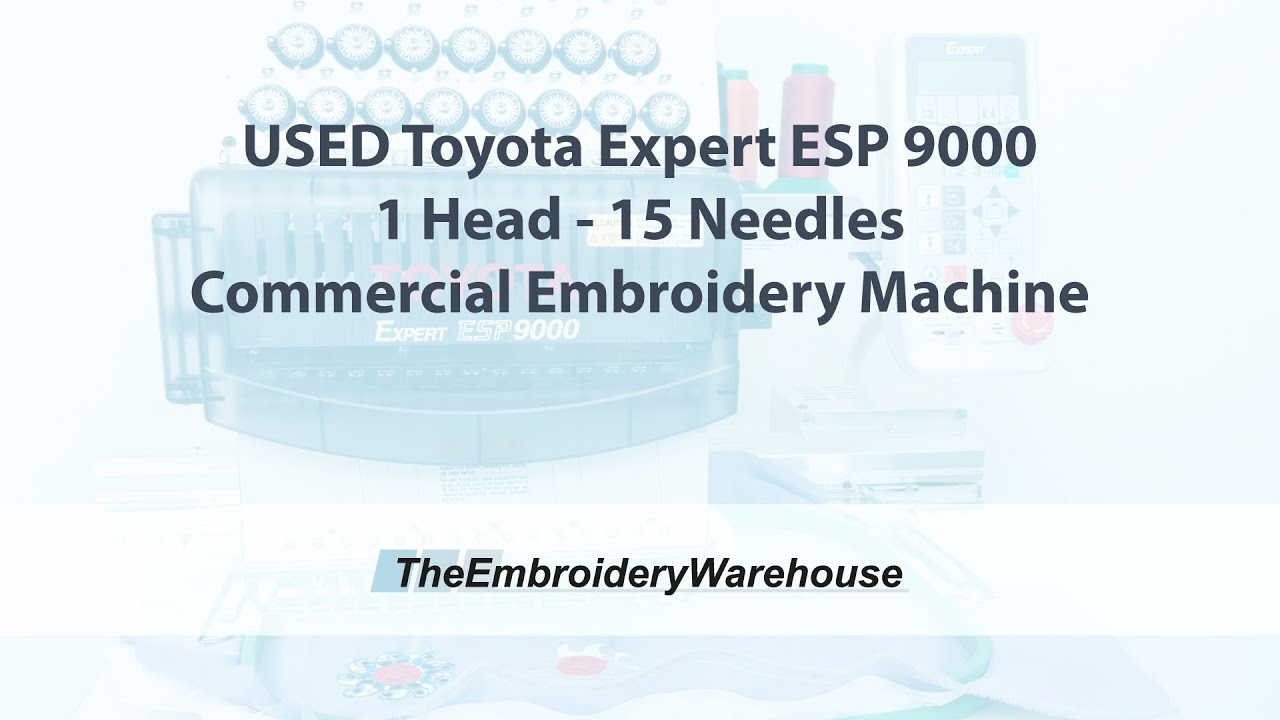 Toyota Embroidery Machines: 2025 Buyer's Guide & Optimization Strategies
