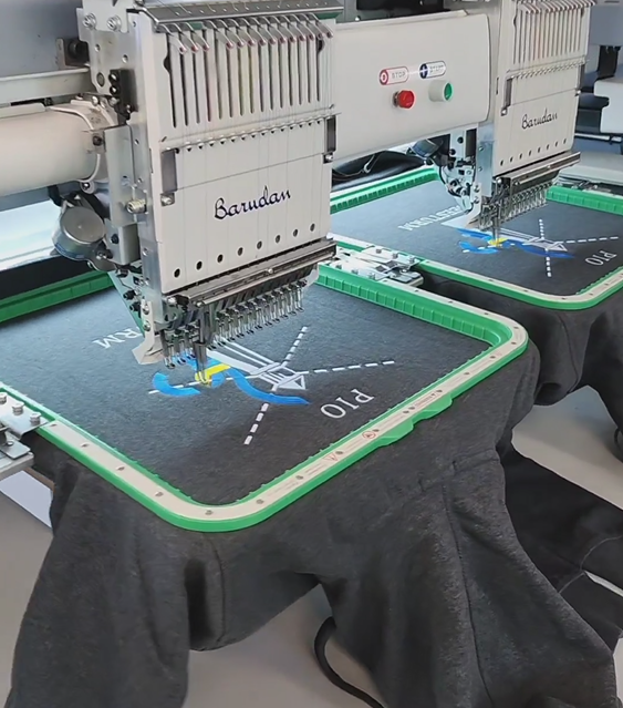 used barudan embroidery machine