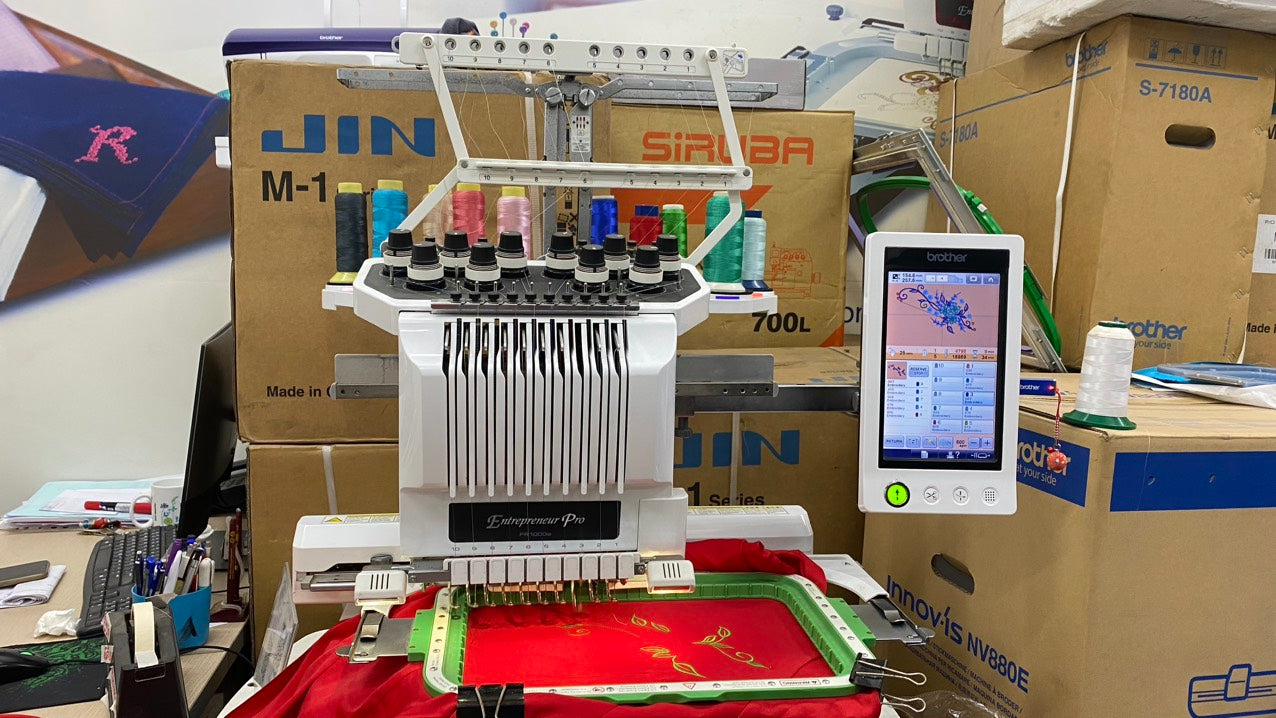 cost of embroidery machine