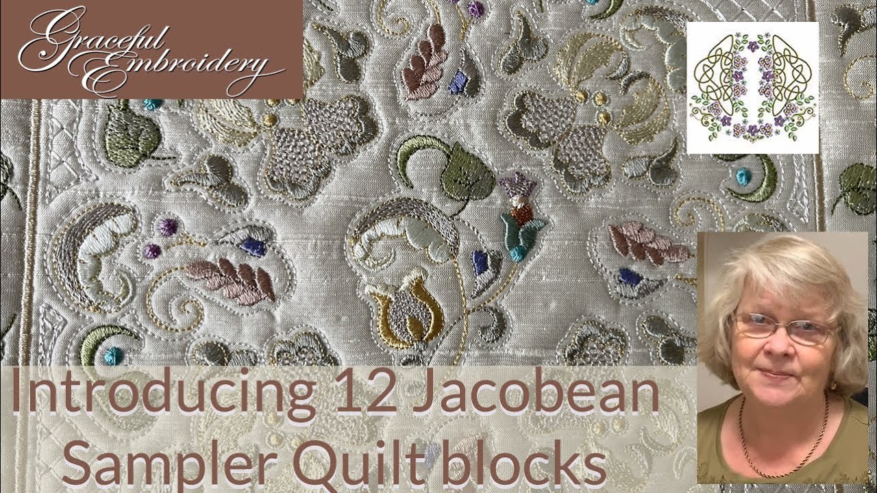 embroidery quilt blocks