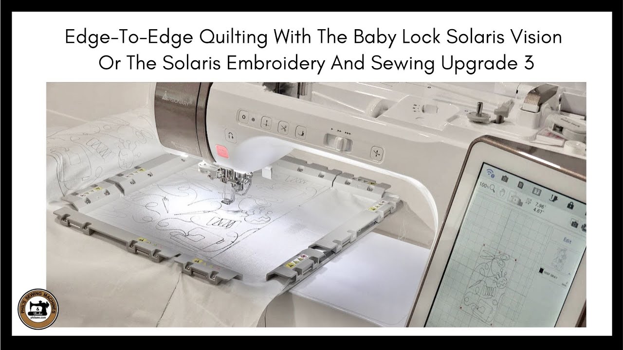 solaris embroidery machine