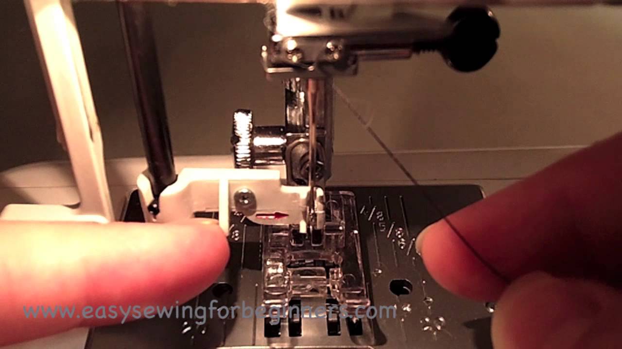 how to use a needle threader