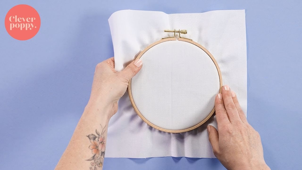 fabric for embroidery hoops
