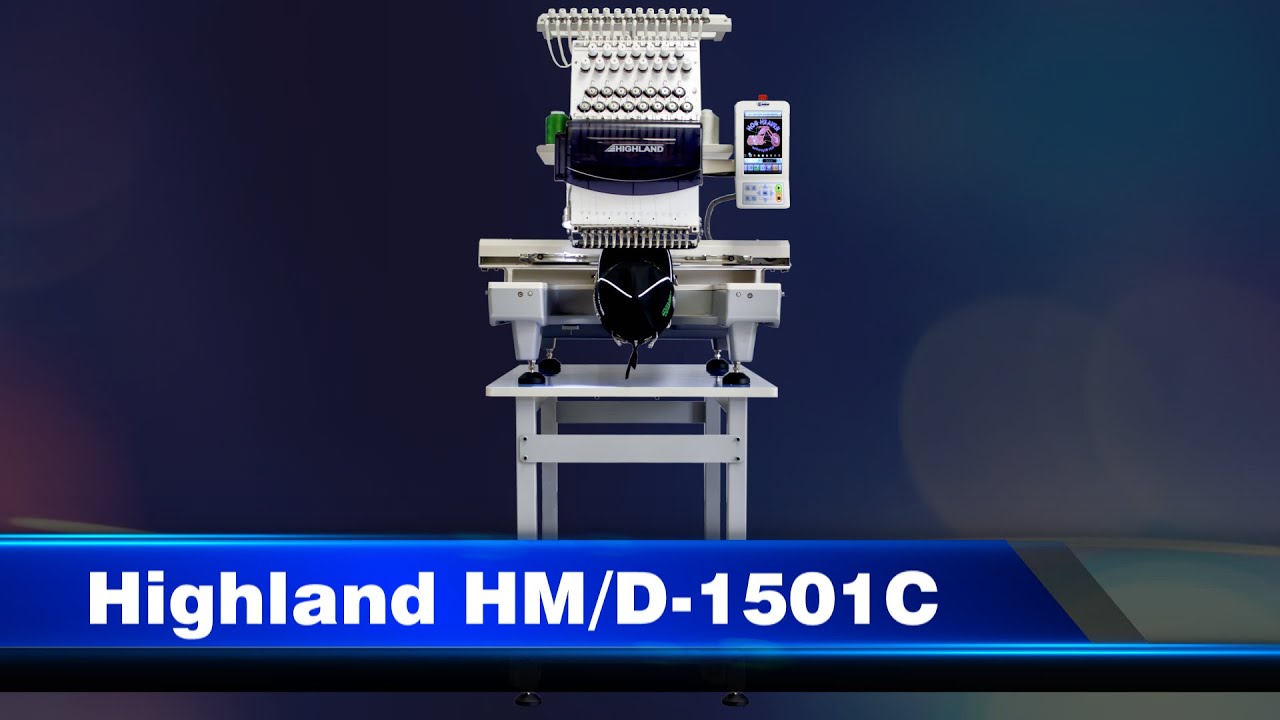 highland 1501c embroidery machine