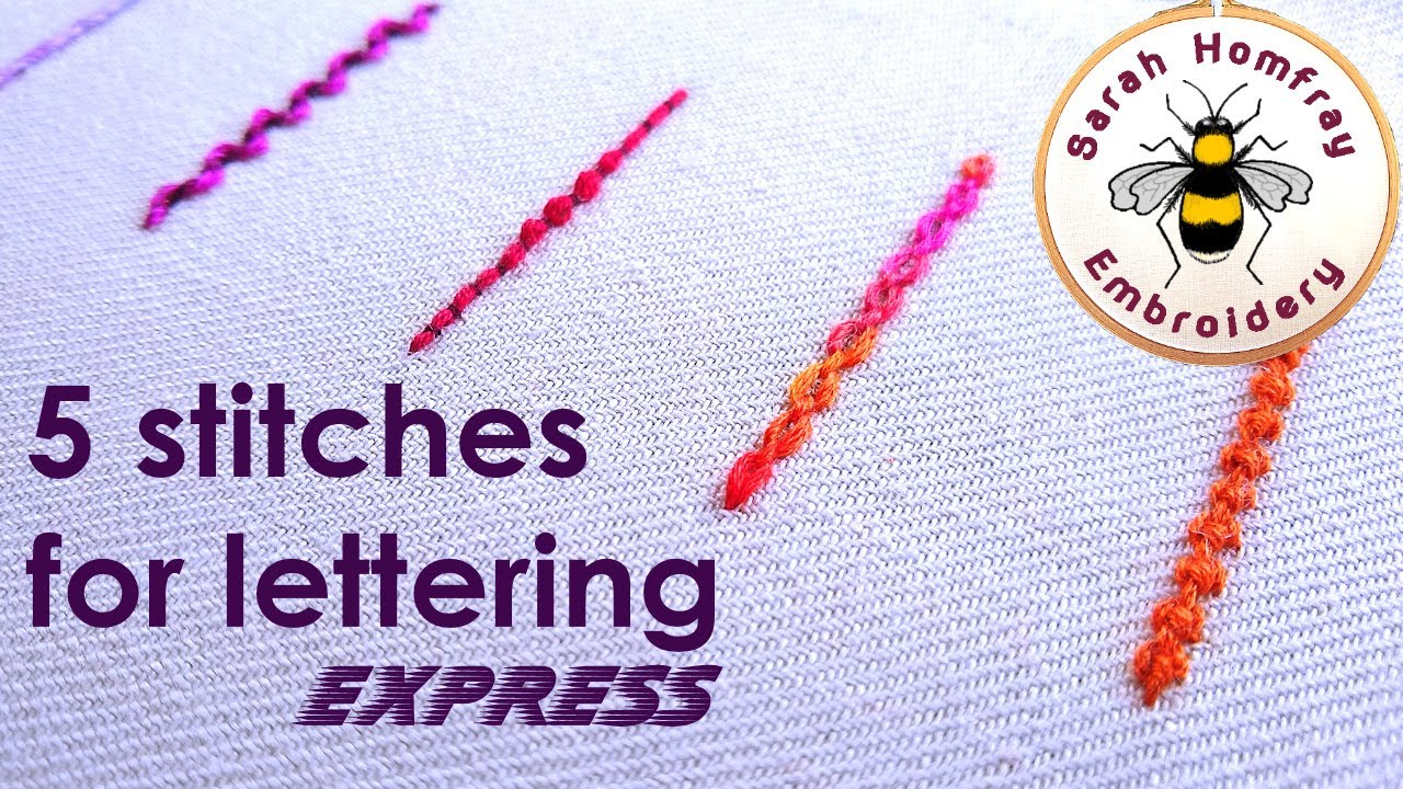 embroidery letters