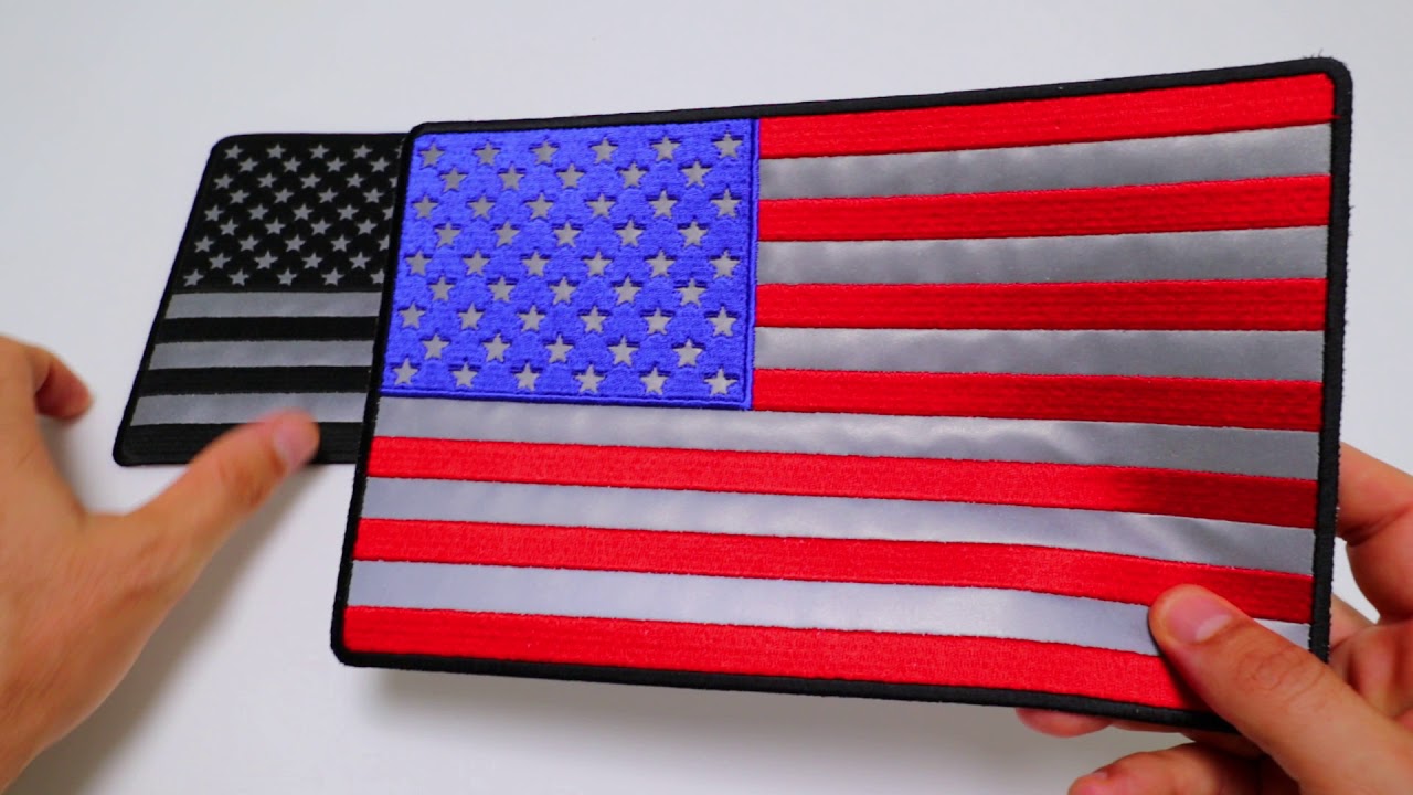 american flag embroidered patches