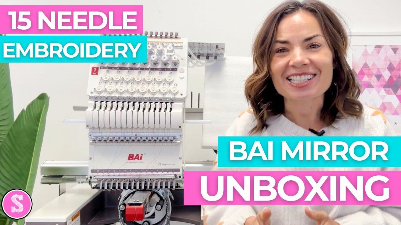 bai 15 needle embroidery machine