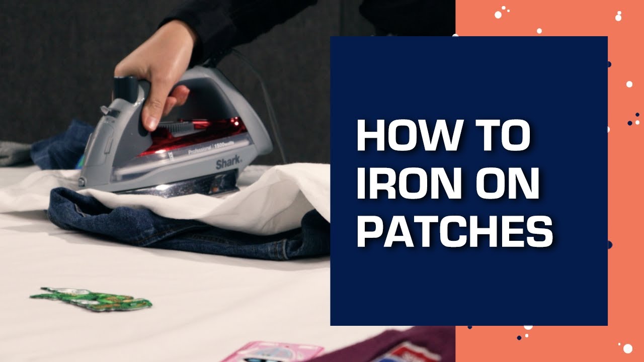 adhesive iron on patches