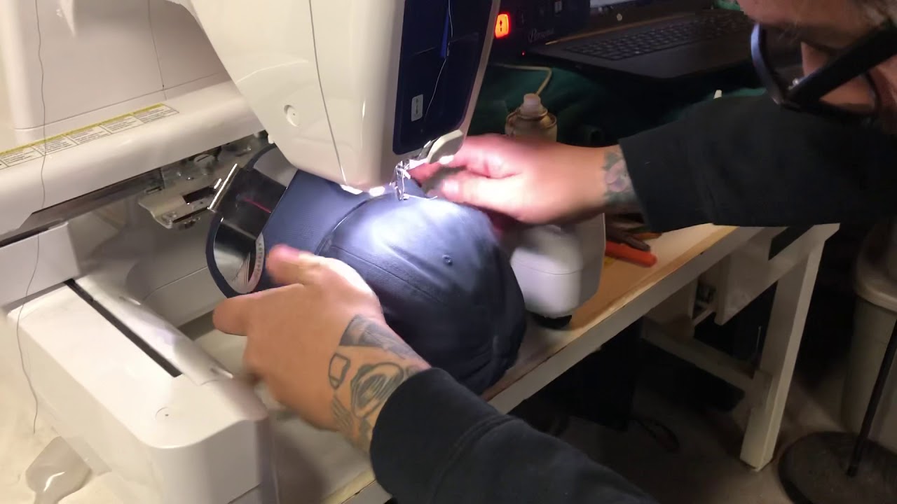 embroidery machine hats