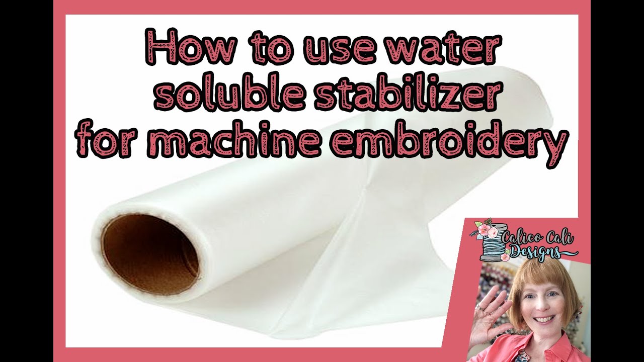 dissolvable interfacing
