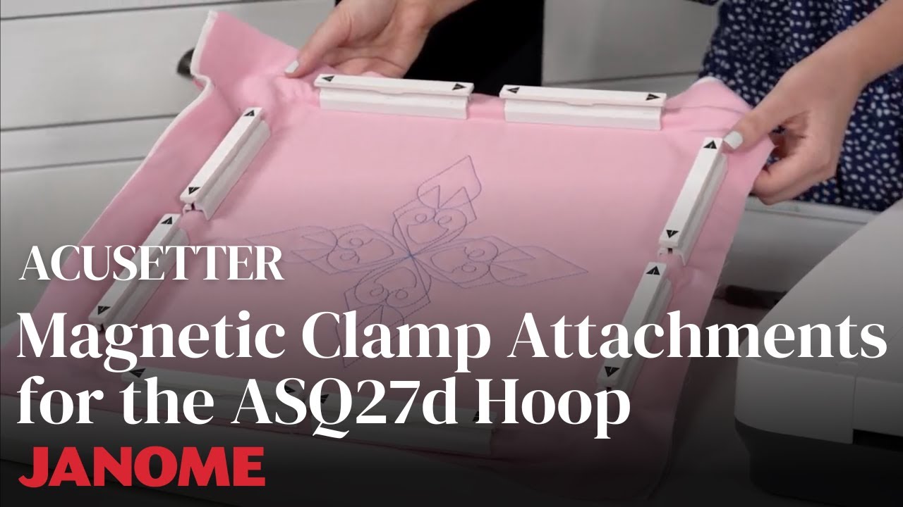 Janome Magnetic Hoop Clamps: Mastering Precision & Compatibility for Machine Embroidery