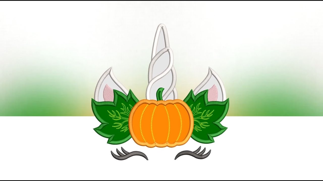pumpkin machine embroidery designs