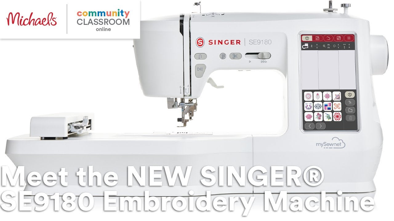 embroidery machine singer