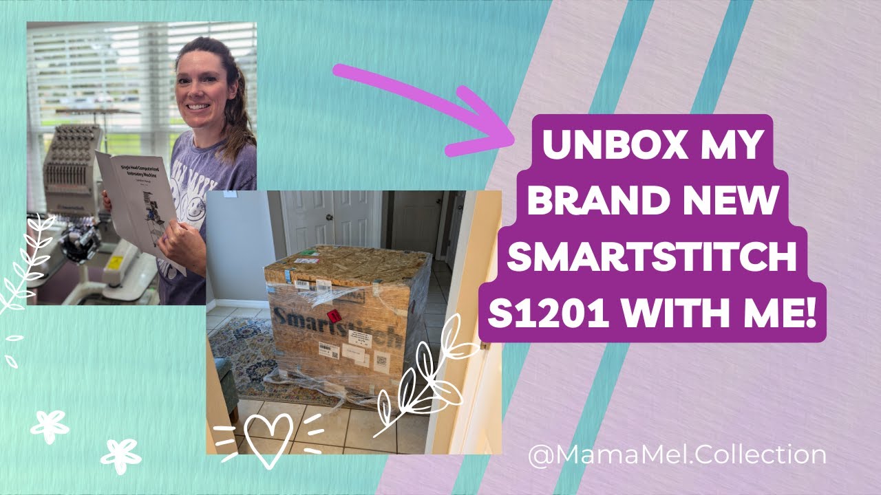 unboxing of smarstich s 1201 embroidery machine