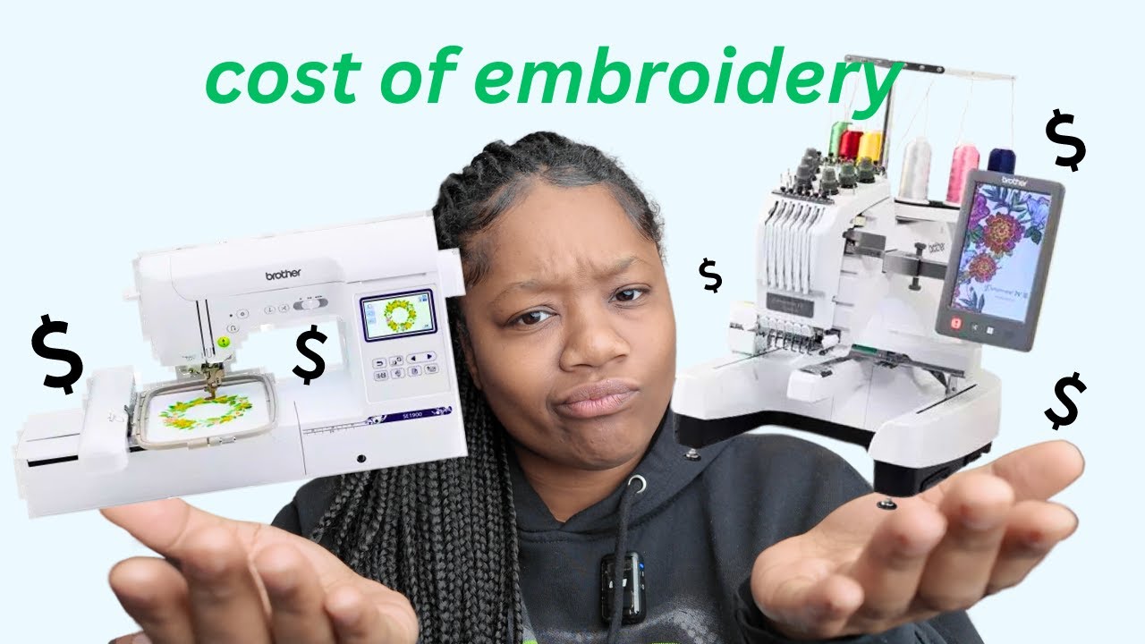 how to charge for machine embroidery