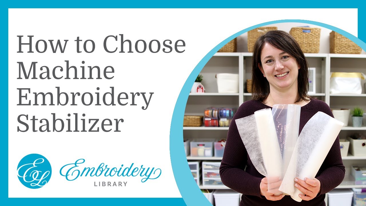 stabilizer chart for machine embroidery