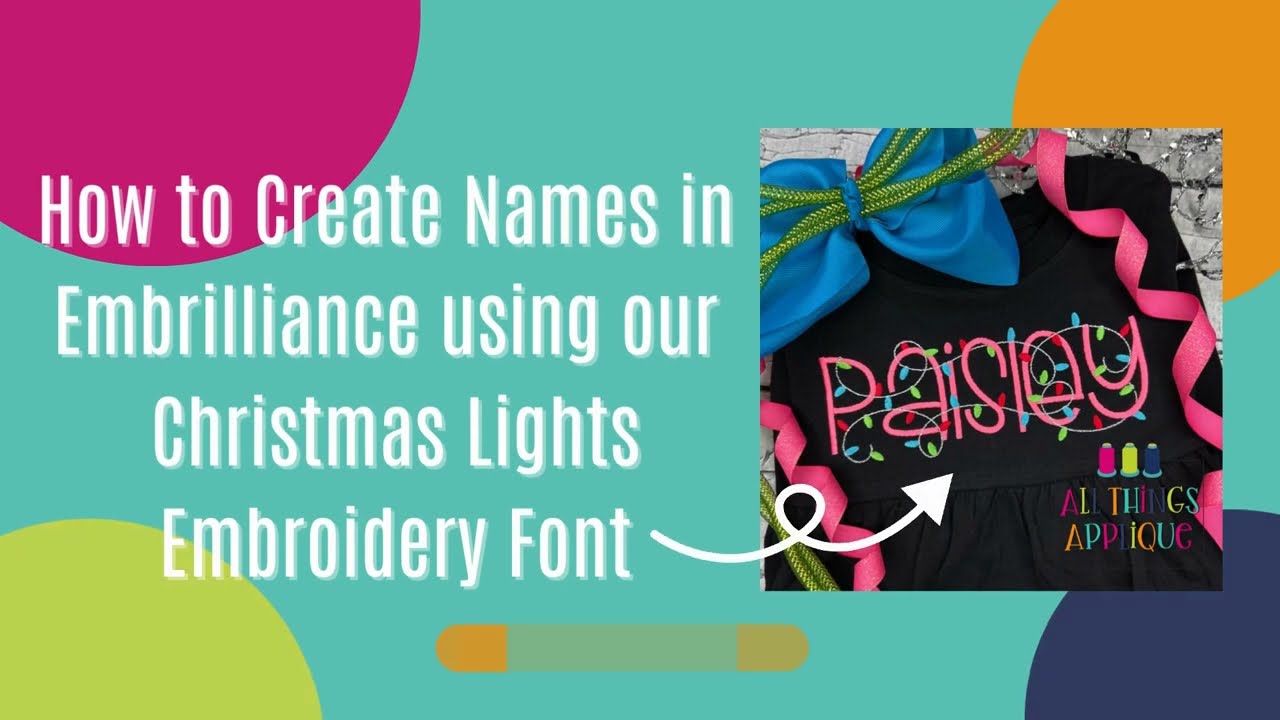 machine embroidery christmas fonts