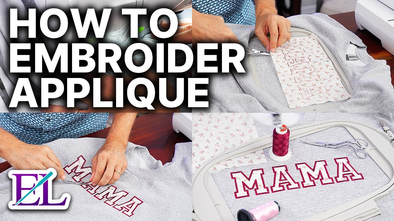 how to do applique with embroidery machine