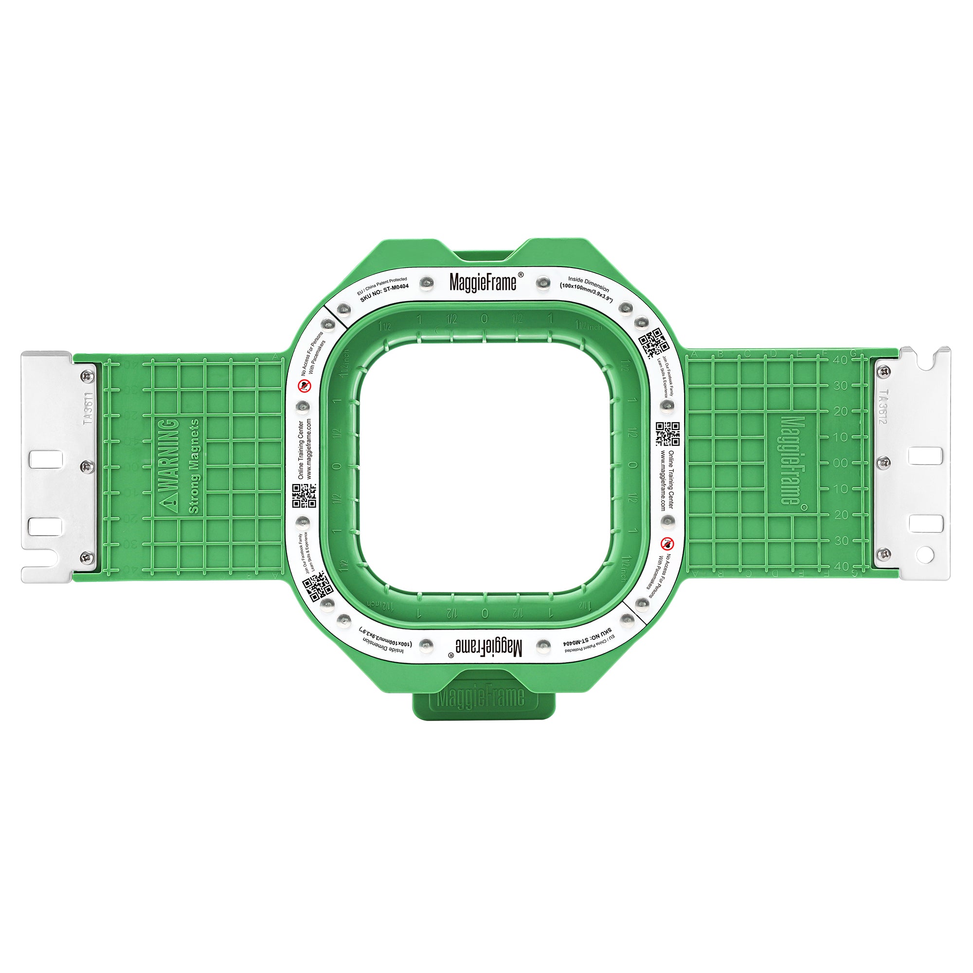 MaggieFrame Magnetic Hoop 100x100mm | 3.9" for Ricoma EM1010