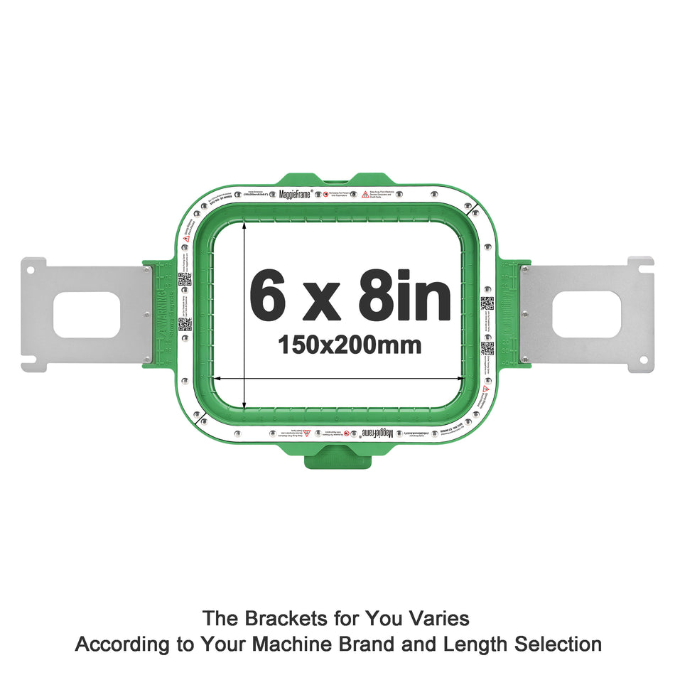 MaggieFrame Magnetic Hoop 150x200mm | 6"x 8" for Brother PR600 PR1000E PR1000 PR655