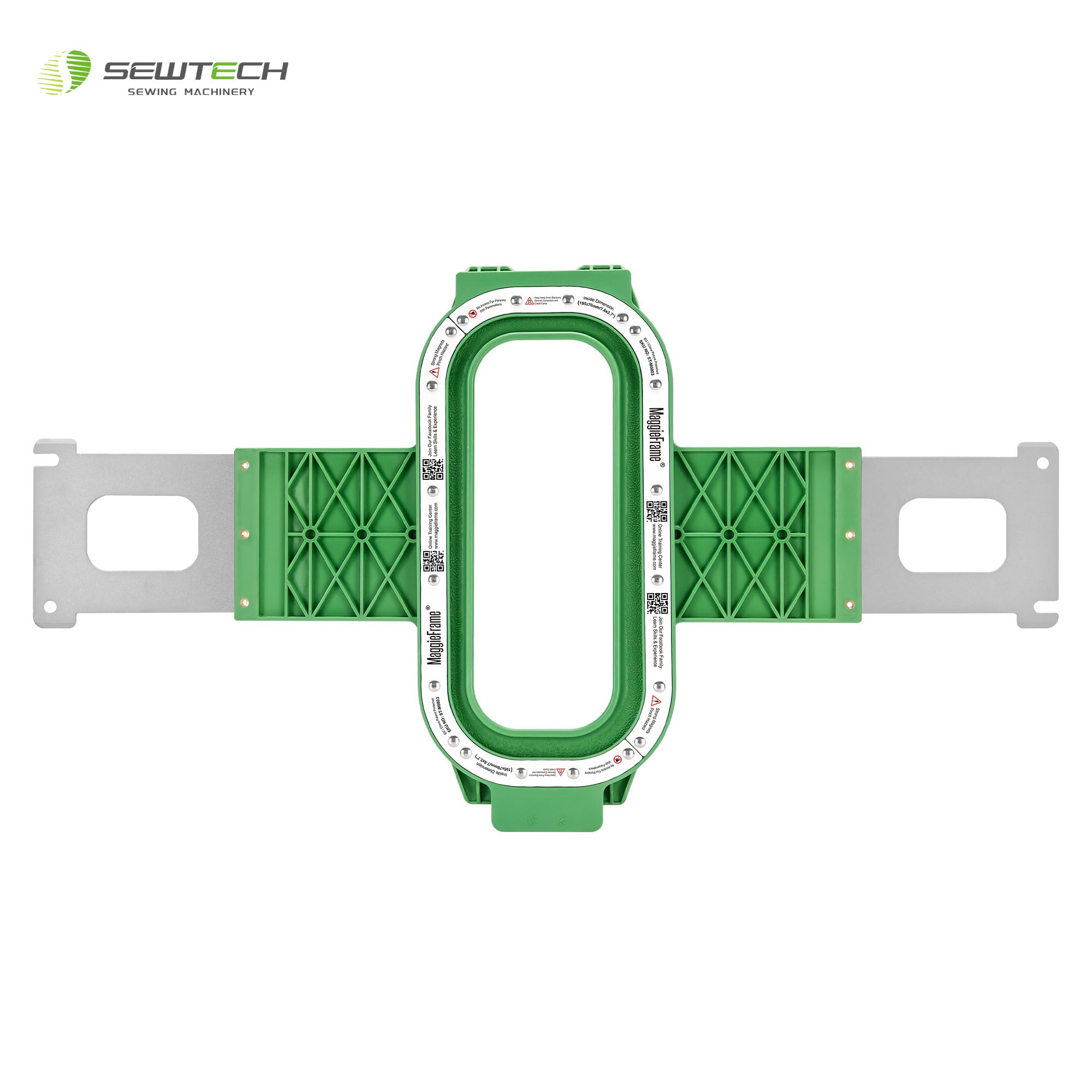 MaggieFrame Magnetic Hoop 195x70mm | 7.6