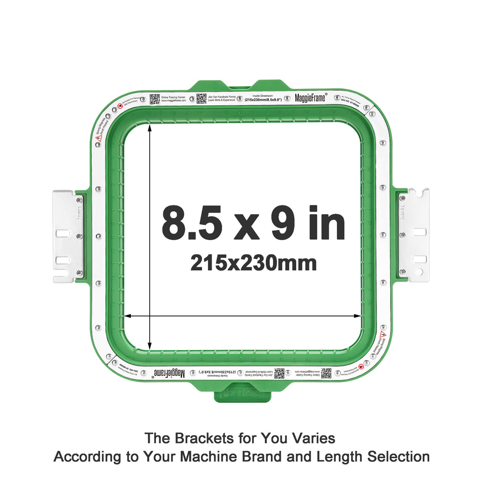 MaggieFrame Magnetic Hoop 215x230mm | 8.5"x9" for Galaxy