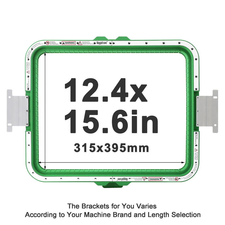 MaggieFrame Magnetic Hoop 315x395mm | 12.4"x15.6" for Happy Japan