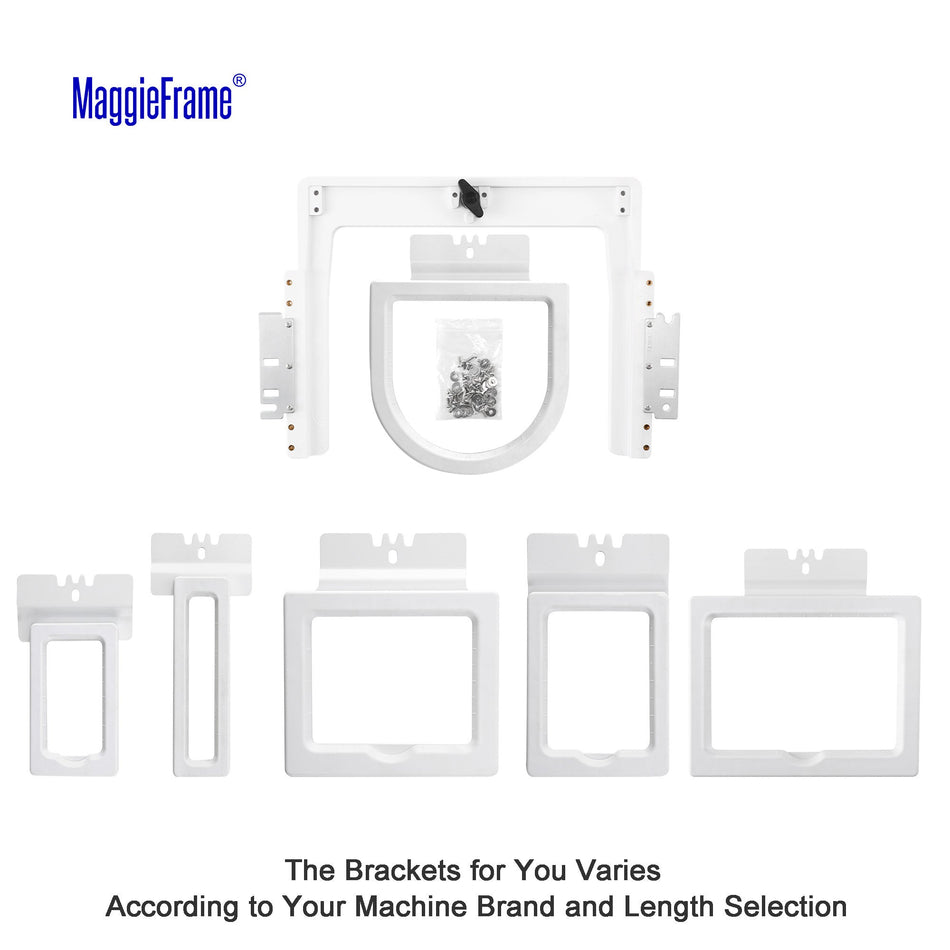 MaggieFrame 6in1 Magnetic embroidery hoop for Brother PR Machine