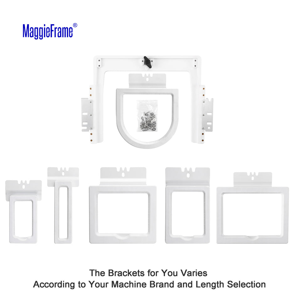 MaggieFrame 6in1 Magnetic Hoops for QSEW Embroidery Machine